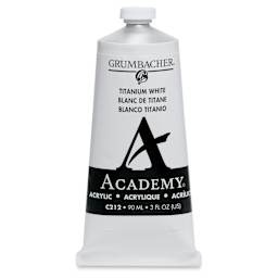 Grumbacher Academy Acrylic - Titanium White, 90 ml tube