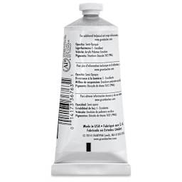 Grumbacher Academy Acrylic - Unbleached Titanium White, 90 ml tube back
