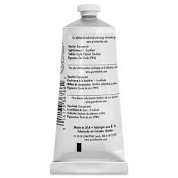 Grumbacher Academy Acrylic - Mixing White, 90 ml tube back