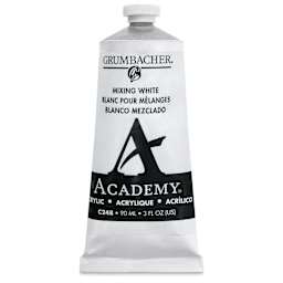 Grumbacher Academy Acrylic - Mixing White, 90 ml tube