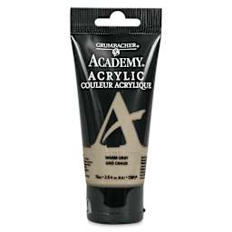 Grumbacher Academy Acrylic - Warm Gray, 75 ml tube