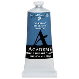 Grumbacher Academy Acrylic - Payne's Gray, 90 ml tube