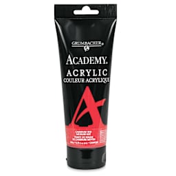 Grumbacher Academy Acrylic - Cadmium Red Medium Hue, 200 ml tube