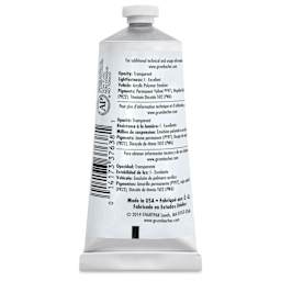 Grumbacher Academy Acrylic - Vermilion, 90 ml tube back