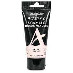 Grumbacher Academy Acrylic - Pale Pink, 75 ml tube