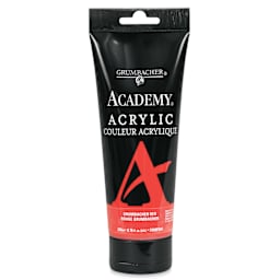 Grumbacher Academy Acrylic - Grumbacher Red, 200 ml tube