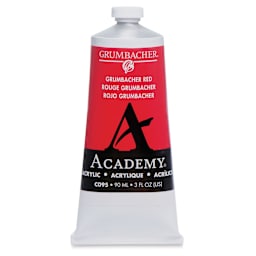 Grumbacher Academy Acrylic - Grumbacher Red, 90 ml tube