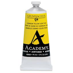 Grumbacher Academy Acrylic - Cadmium Yellow Light Hue, 90 ml tube