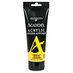 Grumbacher Academy Acrylic - Cadmium Yellow Medium Hue, 200 ml tube
