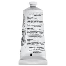 Grumbacher Academy Acrylic - Naples Yellow, 90 ml tube back