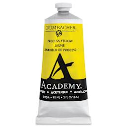 Grumbacher Academy Acrylic - Process Yellow, 90 ml tube