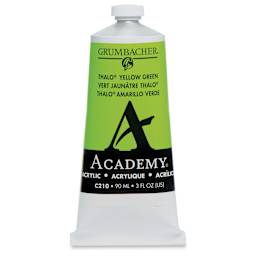 Grumbacher Academy Acrylic - Thalo Yellow Green, 90 ml tube