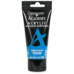 Grumbacher Academy Acrylic - Cerulean Blue Hue, 75 ml tube