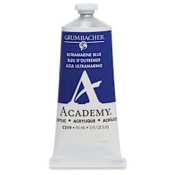 Grumbacher Academy Acrylic - Ultramarine Blue, 90 ml tube