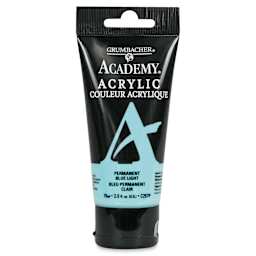 Grumbacher Academy Acrylic - Permanent Blue Light, 75 ml tube