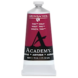 Grumbacher Academy Acrylic - Thio Violet, 90 ml tube