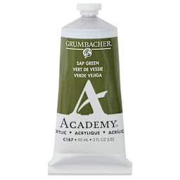 Grumbacher Academy Acrylic - Sap Green, 90 ml tube