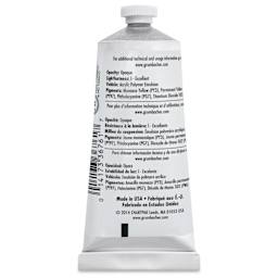 Grumbacher Academy Acrylic - Permanent Green Light, 90 ml tube back