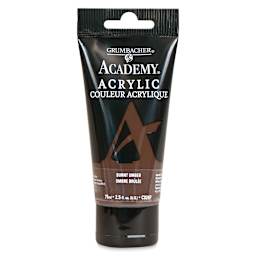 Grumbacher Academy Acrylic - Burnt Umber, 75 ml tube