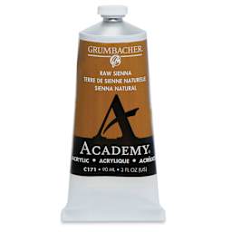 Grumbacher Academy Acrylic - Raw Sienna, 90 ml tube