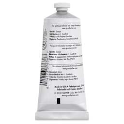 Grumbacher Academy Acrylic - Thalo Silver, 90 ml tube back