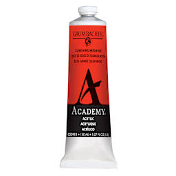 Grumbacher Academy Acrylic - Cadmium Red Medium Hue, 150 ml tube