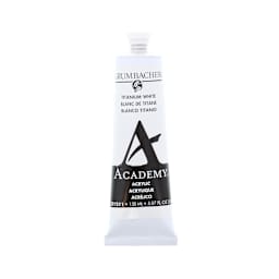 Grumbacher Academy Acrylic - Titanium White, 150 ml tube