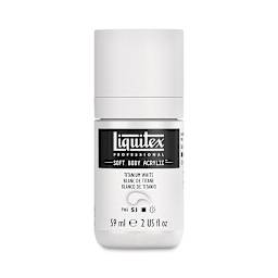 Liquitex Soft Body Artist Acrylics - Titanium White, 59 ml bottle