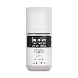 Liquitex Soft Body Artist Acrylics - Iridescent White, 59 ml bottle