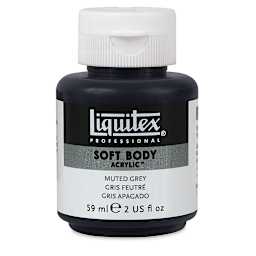 Liquitex Soft Body Artist Acrylics - Muted Grey, 2 oz Tube