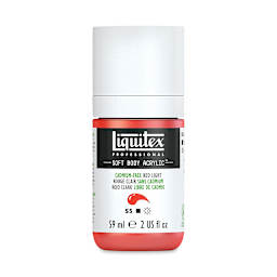 Liquitex Soft Body Artist Acrylics - Cadmium Free Red Light, 59 ml bottle