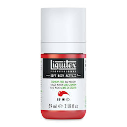 Liquitex Soft Body Artist Acrylics - Cadmium Free Red Medium, 59 ml bottle