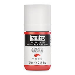 Liquitex Soft Body Artist Acrylics - Naphthol Red Light, 59 ml bottle