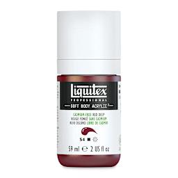 Liquitex Soft Body Artist Acrylics - Cadmium Free Red Deep, 59 ml bottle