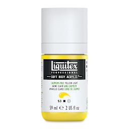 Liquitex Soft Body Artist Acrylics - Cadmium Free Yellow Light, 59 ml bottle