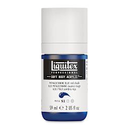 Liquitex Soft Body Artist Acrylics - Phthalo Blue (Red Shade), 59 ml bottle