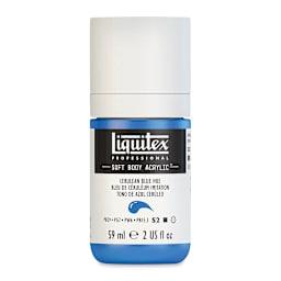 Liquitex Soft Body Artist Acrylics - Cerulean Blue Hue, 59 ml bottle