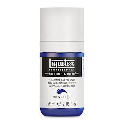 Liquitex Soft Body Artist Acrylics - Ultramarine Blue (Red Shade), 59 ml bottle