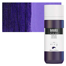 Liquitex Soft Body Artist Acrylic - Dioxazine Purple, 946 ml and swatch