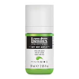 Liquitex Soft Body Artist Acrylics - Vivid Lime Green, 59 ml bottle