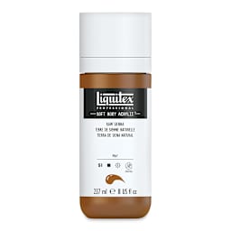 Liquitex Soft Body Artist Acrylics - Raw Sienna, 237 ml