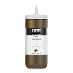 Liquitex Soft Body Artist Acrylics - Raw Umber, 946 ml