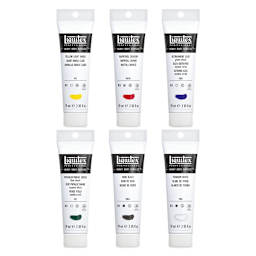 Liquitex Heavy Body Artist Acrylics - Studio Set, Set of 6 colors, 2 oz tubes