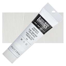 Liquitex Heavy Body Artist Acrylic - Transparent Mixing White, 2 oz Tube and swatch