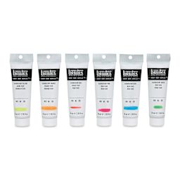 Liquitex Professional Heavy Body Acrylic Paint - Set of 6, Fluorescent Colors, 59 ml, Tubes (Out of packaging)