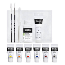 Liquitex Heavy Body Artist Acrylics - Acrylic Starter Set (Set contents)