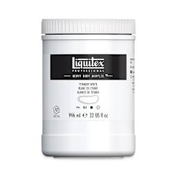 Liquitex Heavy Body Artist Acrylics - Titanium White, 32 oz Jar