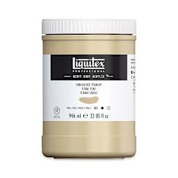Liquitex Heavy Body Artist Acrylics – Unbleached Titanium, 32 oz jar