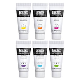 Liquitex Heavy Body Artist Acrylics - Vibrant Set of 6, 22 ml tubes