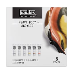 Liquitex Professional Heavy Body Acrylic Paint - Set of 6, Iridescent Colors, 59 ml, Tubes